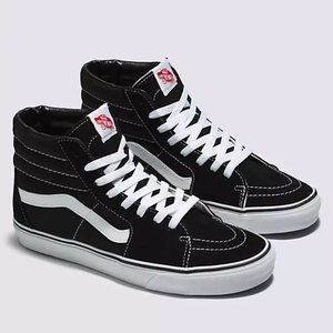 Vans Sk8-Hi Black and White Shoes